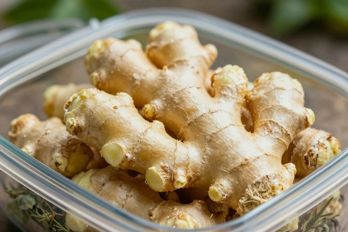 3 semplici passaggi per conservare lo zenzero e avere sempre un tocco di freschezza in cucina