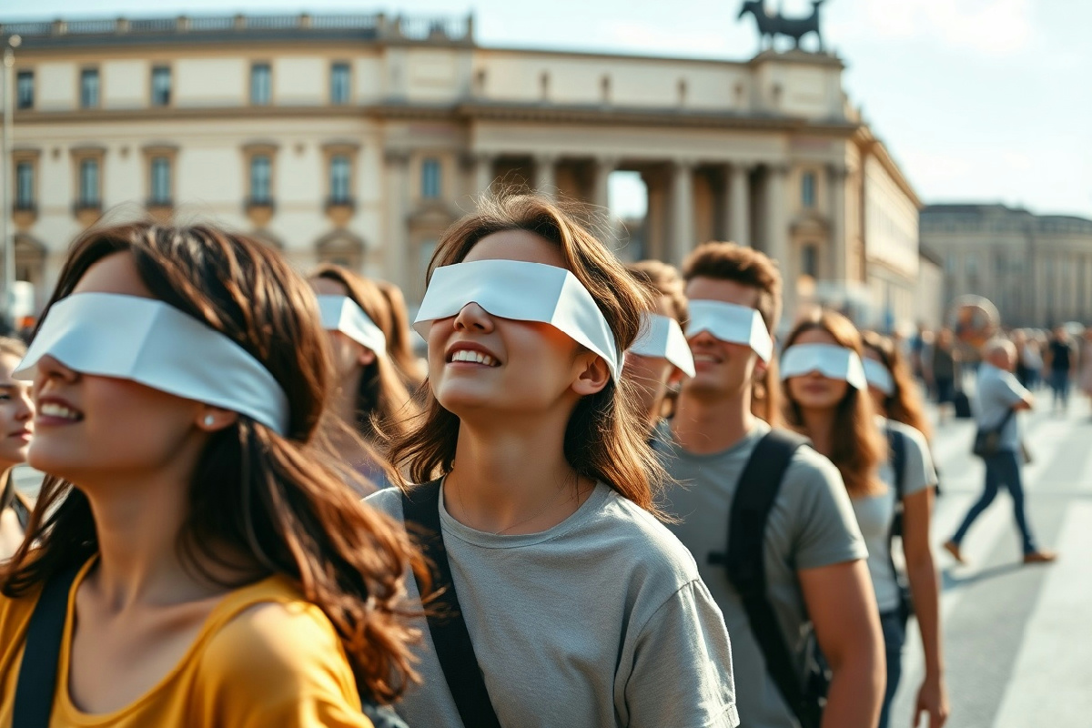 A Napoli c'è una piazza che sfida i più coraggiosi: perché attraversarla bendati è impossibile