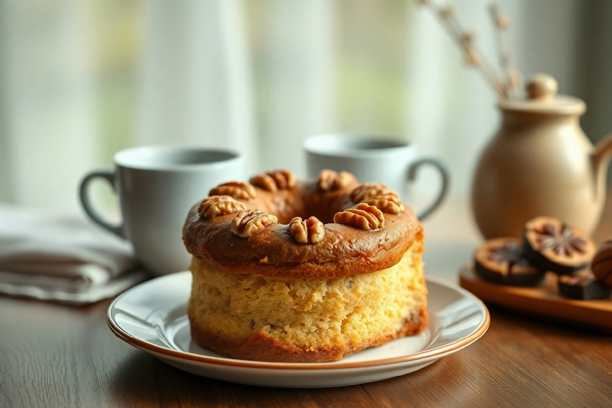 Sfillare le nuvole in cucina: la ciambella alle noci che rende dolce ogni risveglio di dicembre