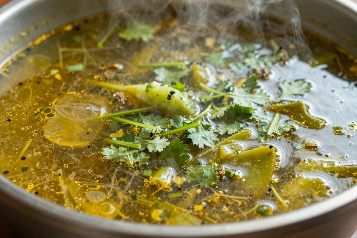 Con questa ricetta il brodo fatto in casa diventa il tuo alleato contro il freddo in un attimo