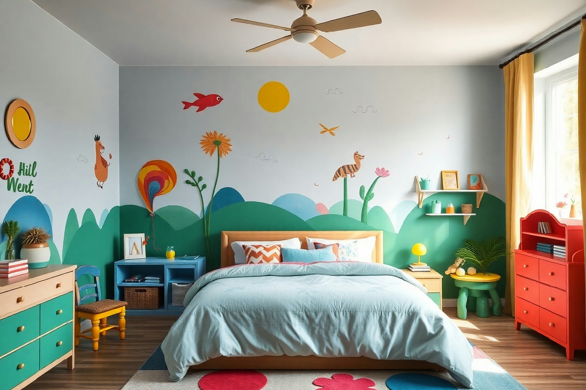 Rendi unica la stanza dei tuoi bambini con 10 idee magiche per stimolare la loro creatività e immaginazione